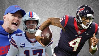 Bills vs texans reaction! deshaun watson top 5 qb? are on the rise!
josh allen has potential!