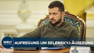 UKRAINE-KRIEG: "Selenskyj hat großes Interesse daran, uns und die Nato zur Kriegspartei zu machen"