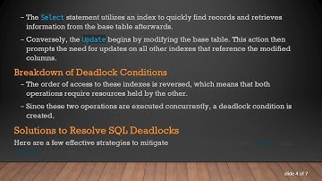 Solving SQL Deadlock Issues with Select and Update Operations