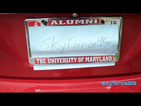 university-of-maryland-alumni-metal-license-plate-frame-review