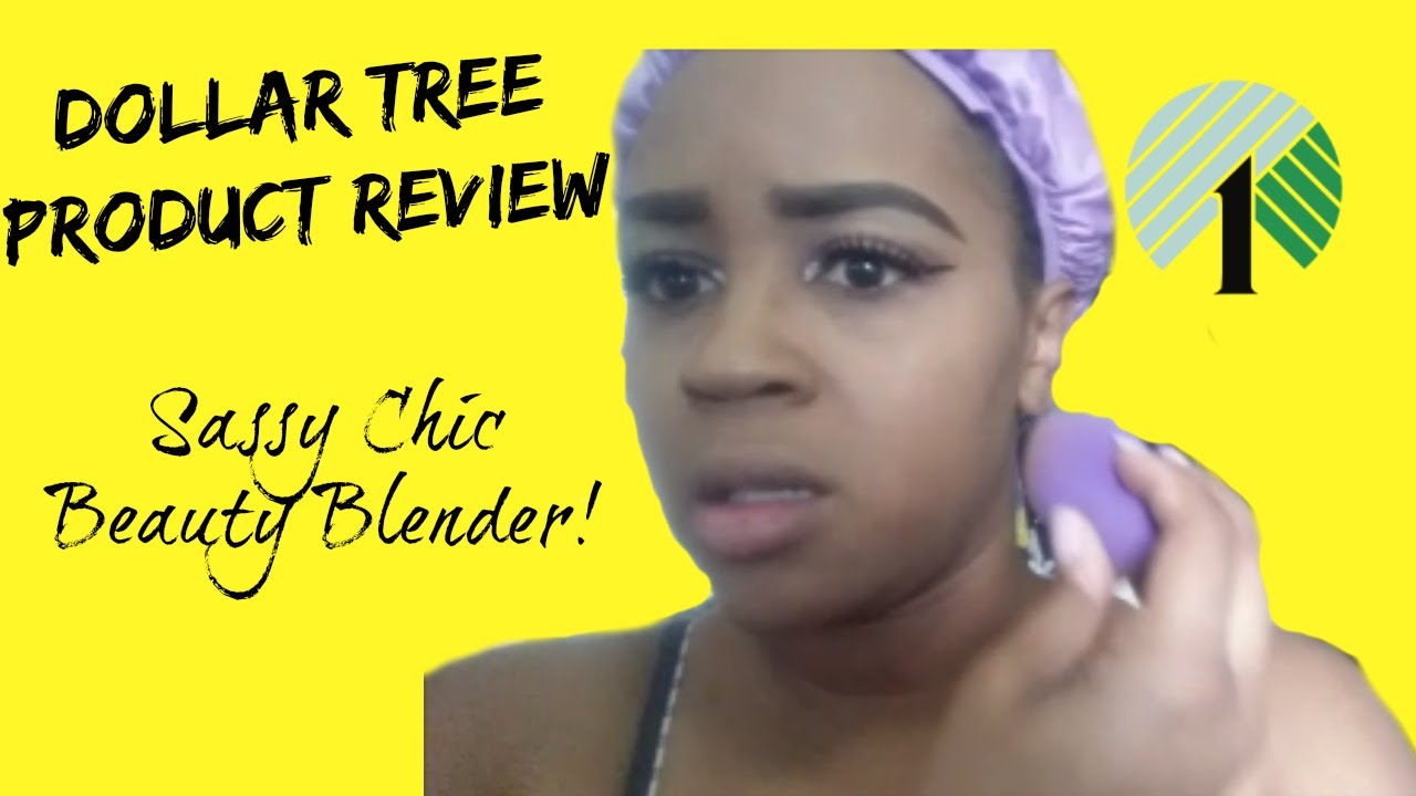 Dollar Tree Product Review Sassy Chic Beauty Blender YouTube