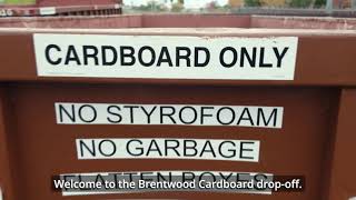 Carboard Drop-off
