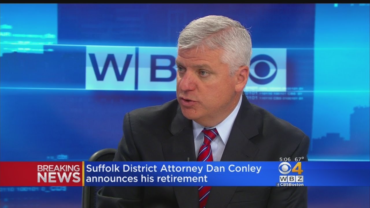 Suffolk District Attorney Dan Conley Announces Resignation