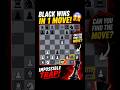 Black WINS in 1 Move 😈♟️ | Impossible Chess Trap! #Shorts