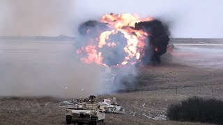 Soldiers Conduct CRXI Combined Arms Live-Fire