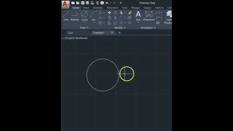 How to draw circle with diameter in AutoCAD #autocaddrawing #autocad