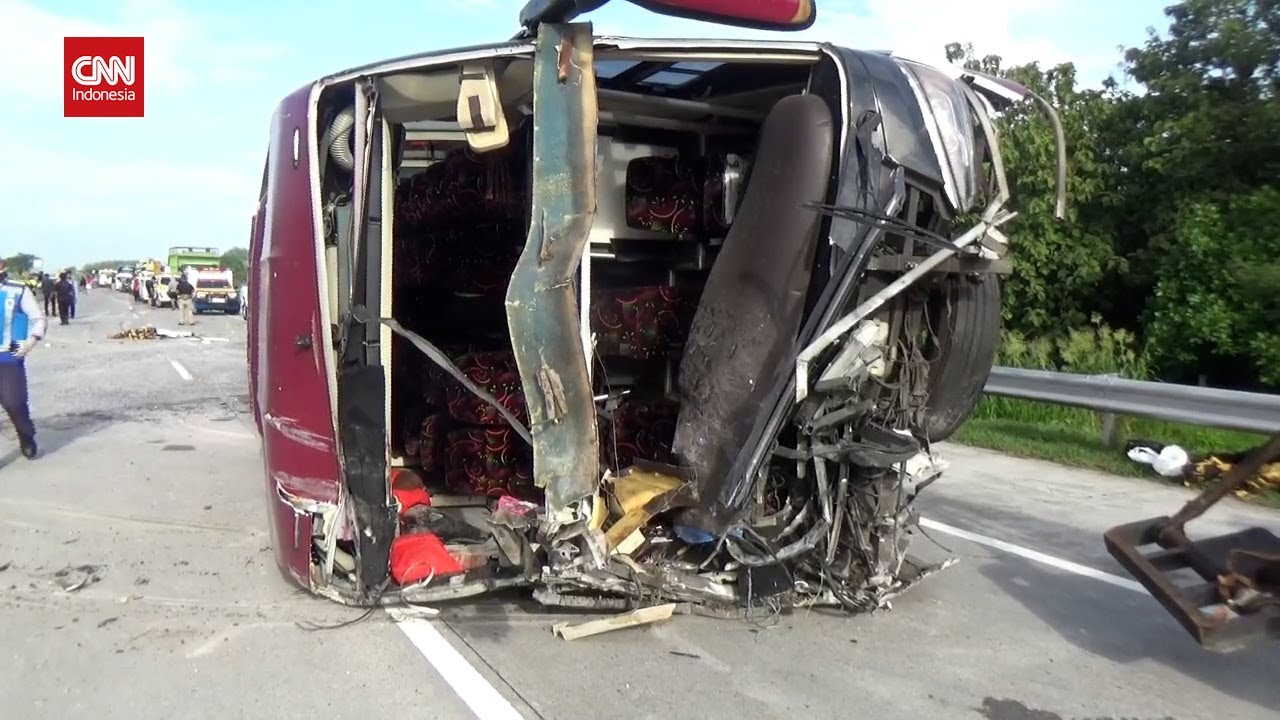 Pulang Dari GBK, Bus Satgas Partai Hanura Kecelakaan, 2 Tewas