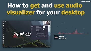 How to get and use audio Visualizer for your desktop (Very easy)