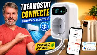 Une prise connectée avec fonction thermostat pour allumer ton chauffage ou ta clim ? [PEARLTV.FR]