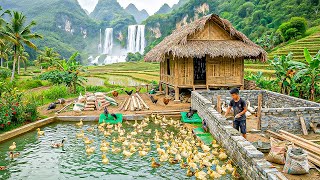 Download Lagu Living Off-Grid: Orphan Boy Building an Artificial Duck Pond From Scratch Using Simple Tools MP3