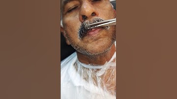 mustache trim #shorts #shortsvideo #youtubeshorts #bobthebarber