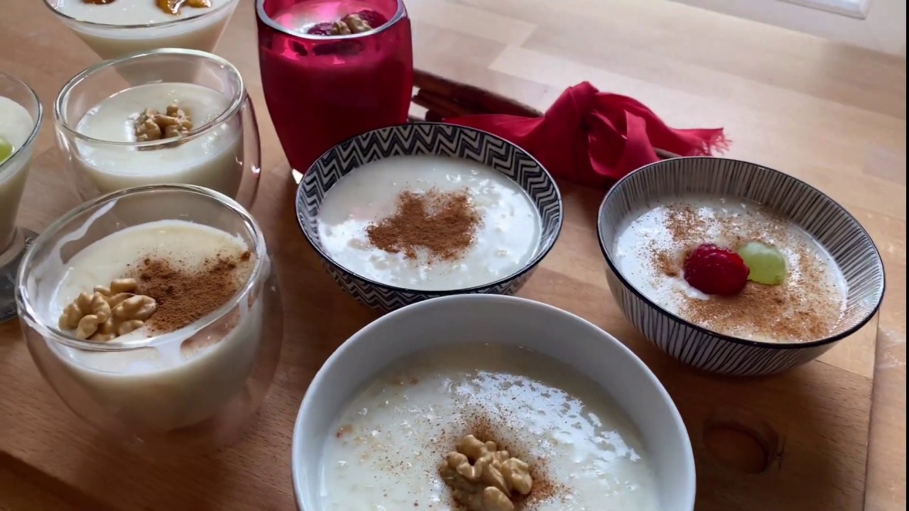 Perfekter türkischer cremiger Milchreis selber machen | Sütlaç nasıl ...