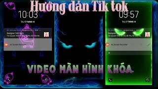 Hướng dẫn cài video màn hình mắt lấp lánh nhấp nháy trên tik tok china screenshot 3