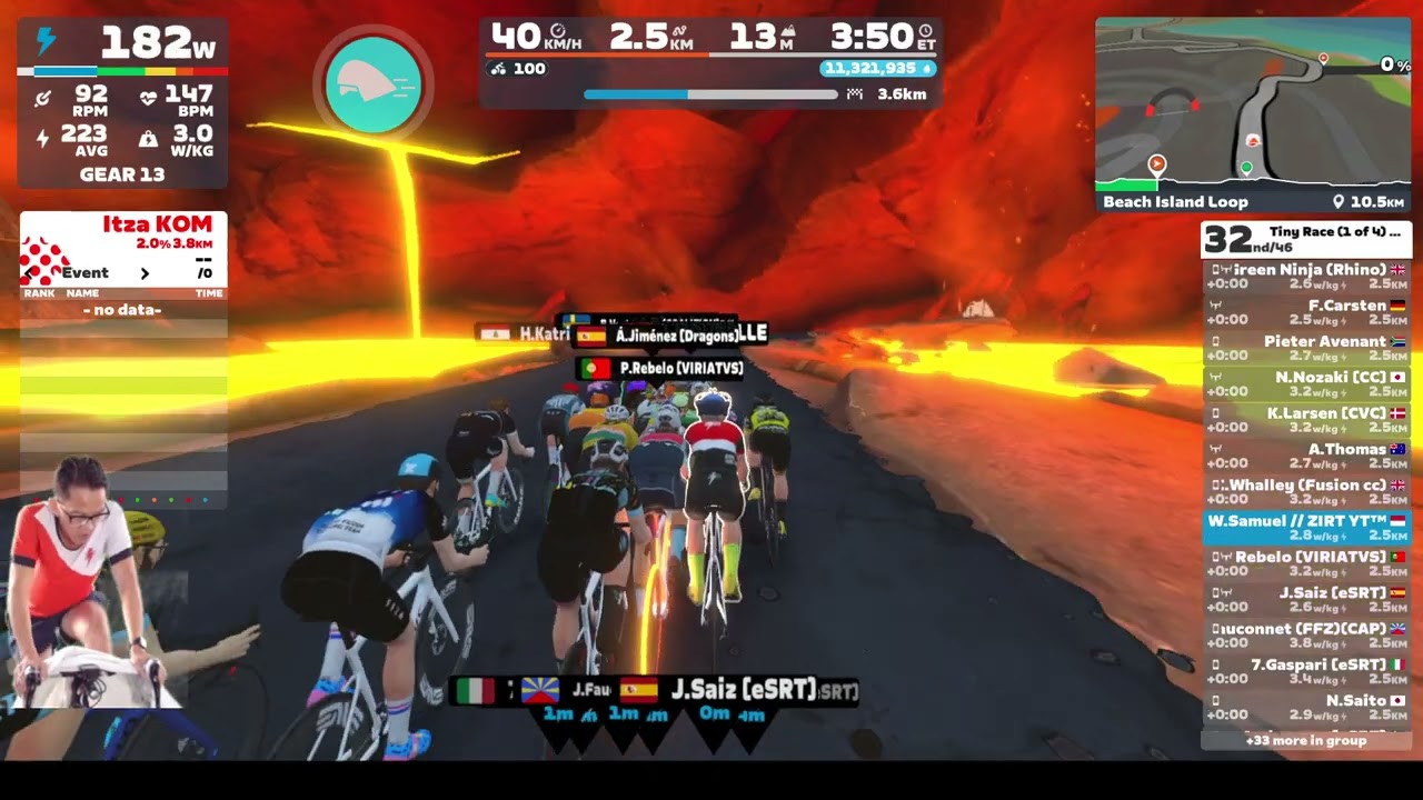 Sam's on Tiny Race 1 of 4 on Beach Island Loop 170525