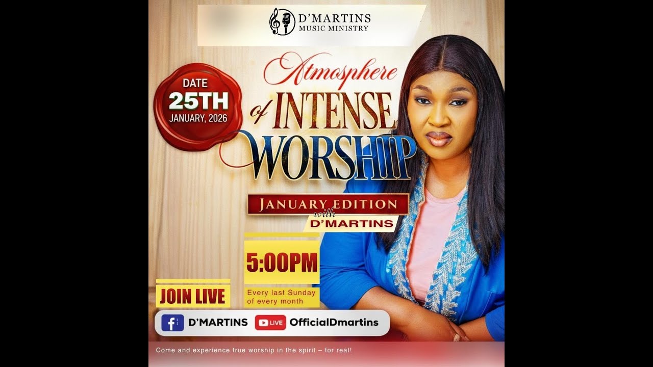 ATMOSPHERE OF INTENSE WORSHIP || WITH D'MARTINS || JANUARY  EDITION 2026
