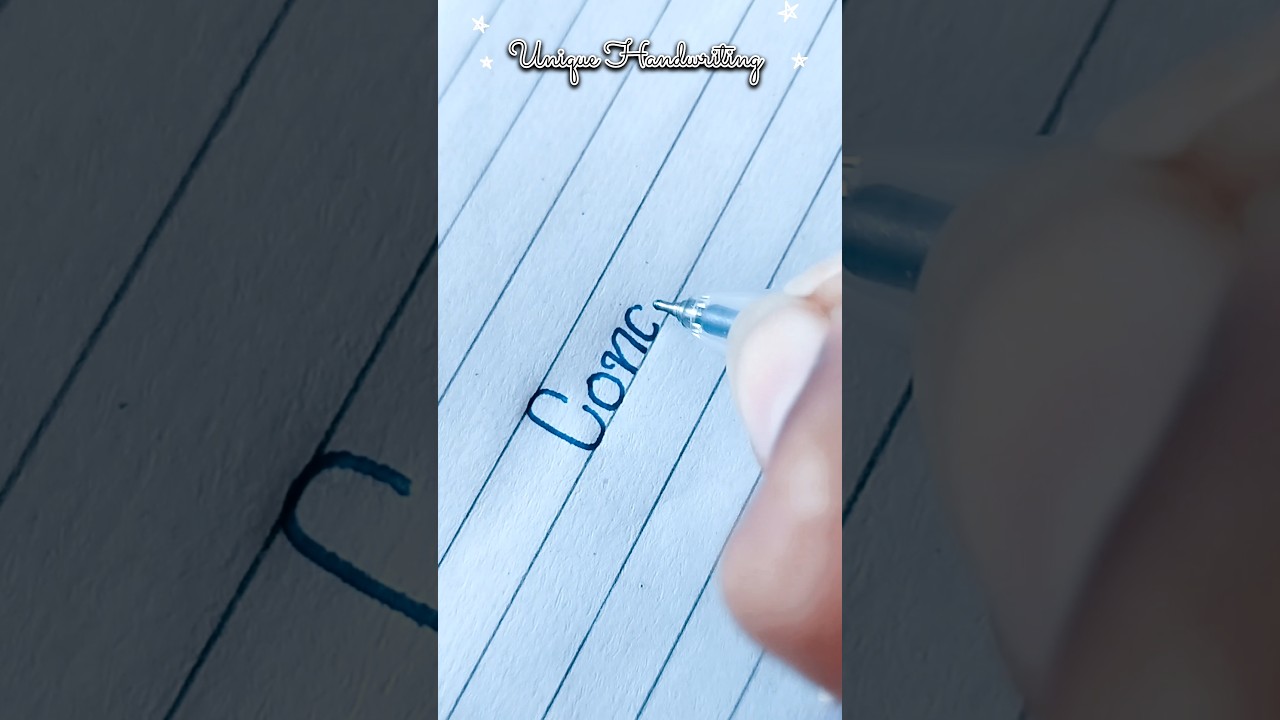 The Art Of Gel Pen Calligraphy! 