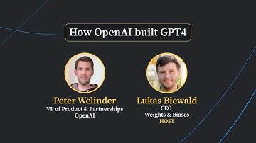Lukas Biewald がOpenAIの Peter Welinder をインタビュー