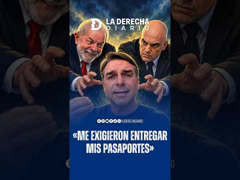 🚨🇧🇷 Alexandre de Moraes ordenó retenerle los pasaportes a Flávio Bolsonaro