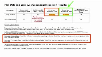 Data Quality Report Warning