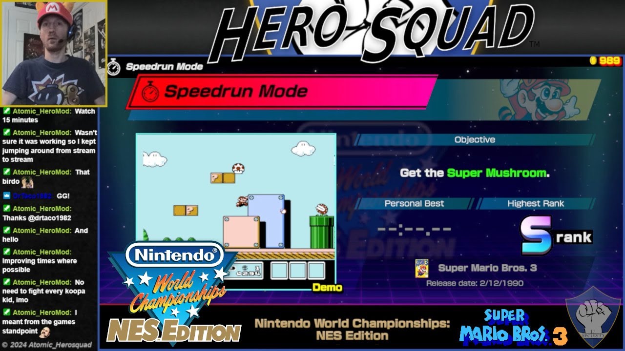 Nintendo World Championships: NES Edition - Speedrun Mode - Super Mario Bros. 3 - All S-Ranks