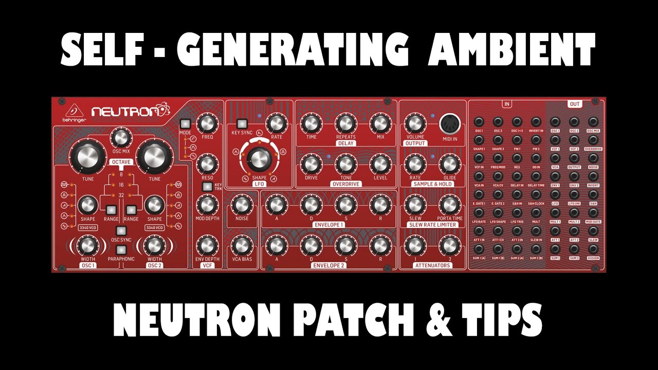 Behringer Neutron Self Generating Ambient Music Generative Krell Patch Pt 6 W Studio Quad 4 Fx Youtube Behringer Neutron Self Generating Ambient Music Generative Krell Patch Pt 6 W Studio Quad 4 Fx Youtube