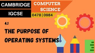 46. CAMBRIDGE IGCSE (0478-0984) 4.1 The purpose and functions of operating systems