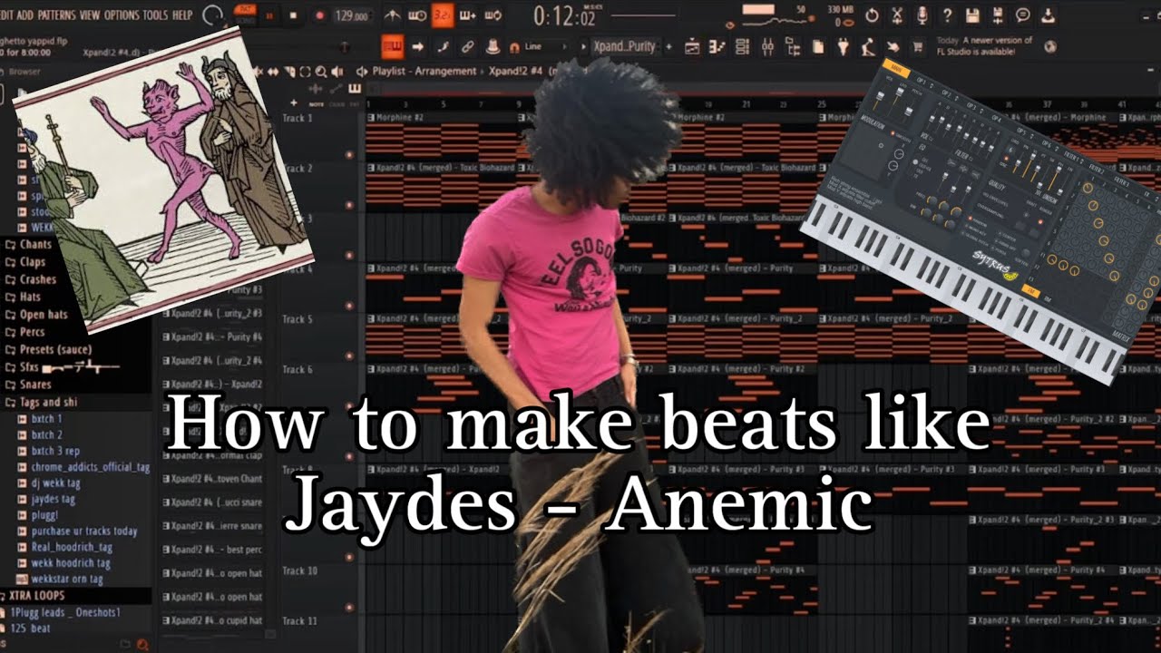 How to make beats like ANEMIC by JAYDES (Beat Breakdown)
