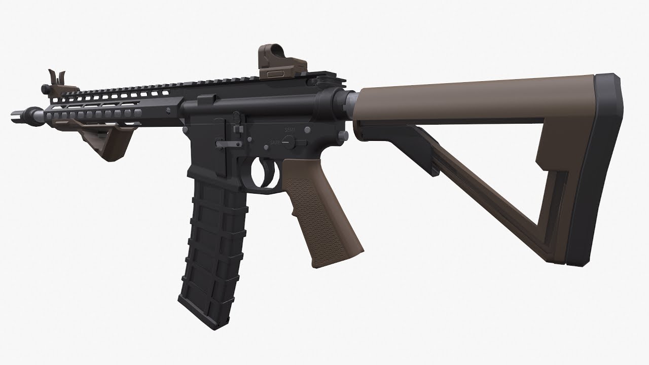 Blender Speed Modeling [Noveske NSR] Weapon