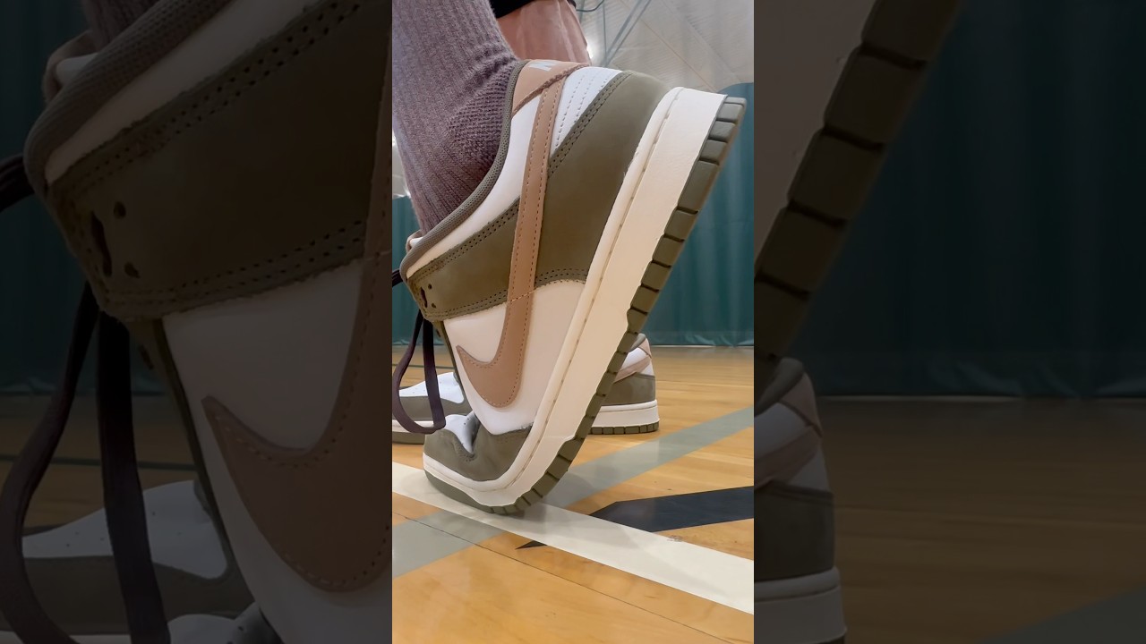 NIKE DUNK LOW RETRO PREMIUM OLIVE + PLUM EVERYDAY WOOL SOCKS! 🫒 