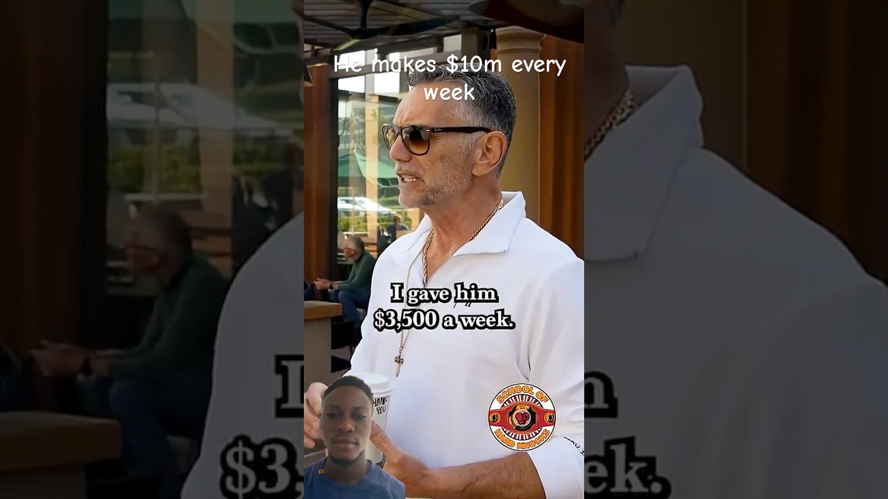 He made $10m every week 