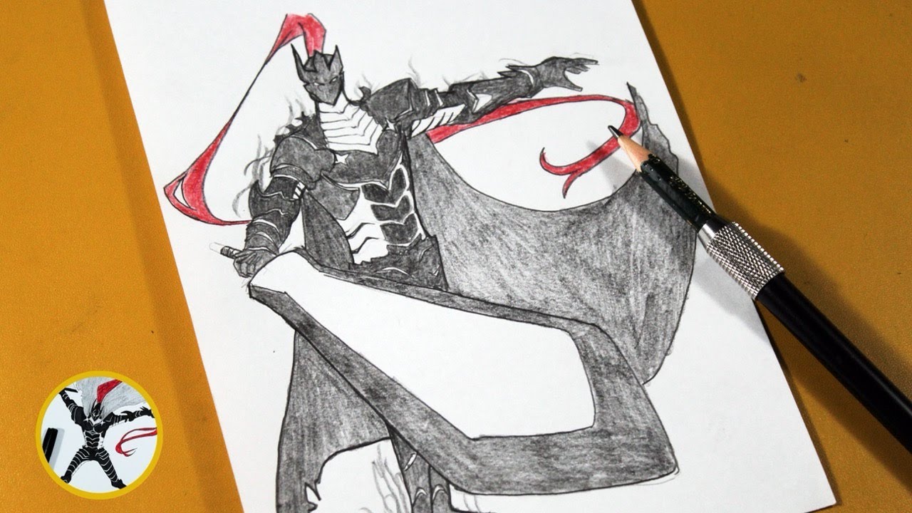 How to Draw Igris Full Body Step by Step – Solo Leveling Drawing Tutorial Made Easy