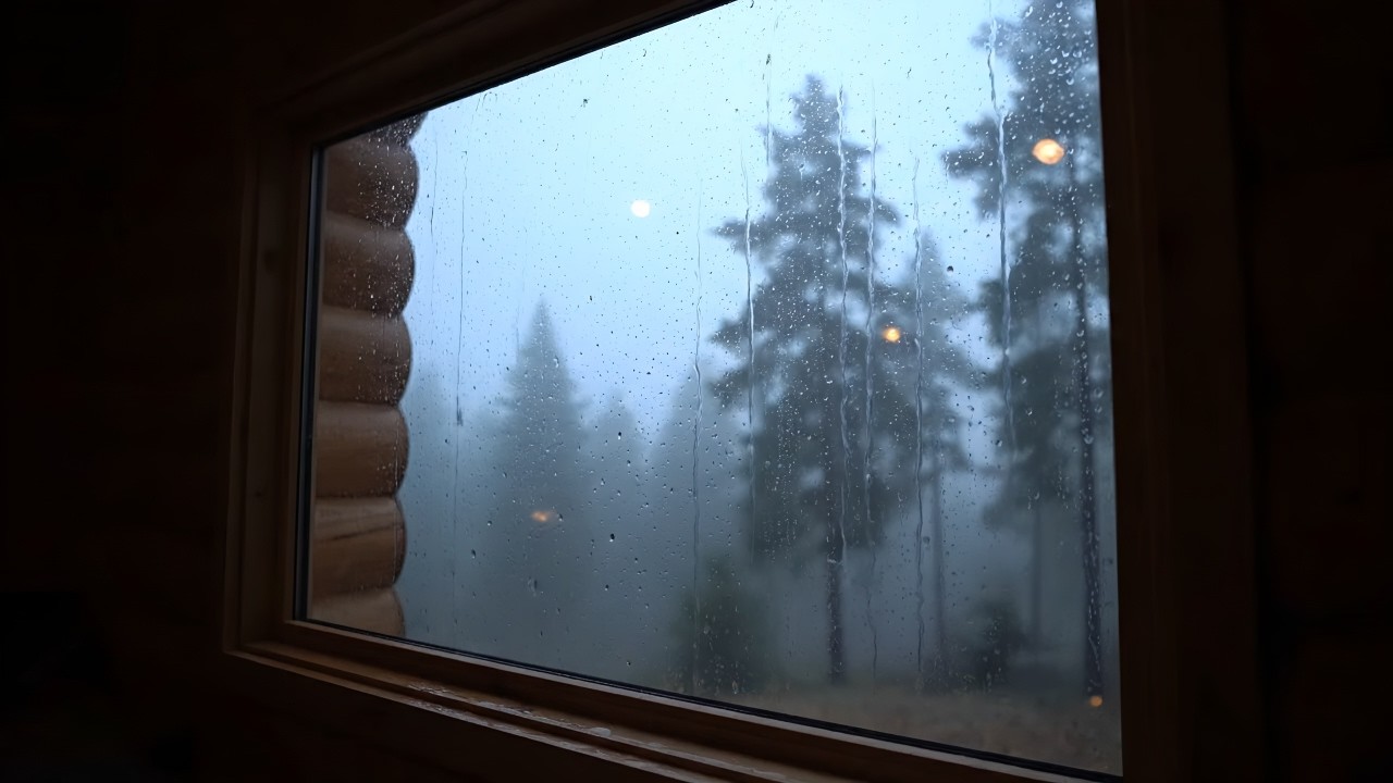 10 Hours of Gentle Rain on Window 🌧️ | Relaxing Rain Sounds for Deep Sleep & Study