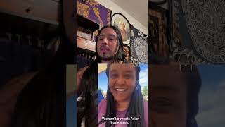Black girl says "We can't boycott Asian businesses"