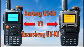 Baofeng UV-K6 vs Quansheng UV-K6 Is it the same radio