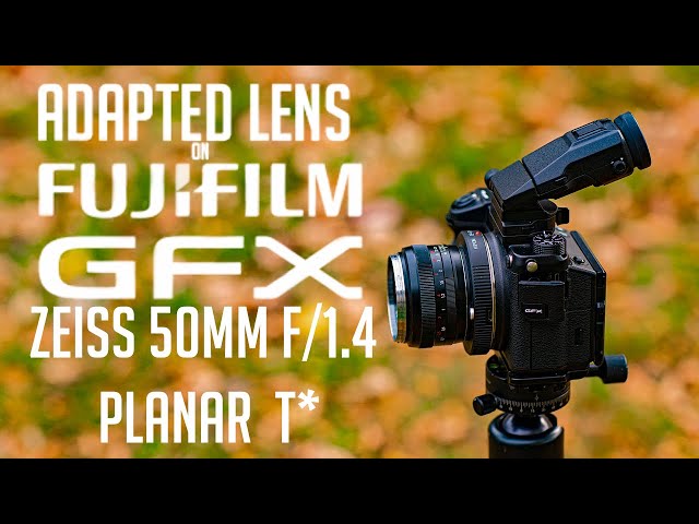 Adapted Lenses on the Fuji GFX - Zeiss 50mm f/1.4 Planar ZE - YouTube