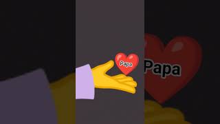 पप Papa Saying Cute Baby Touching