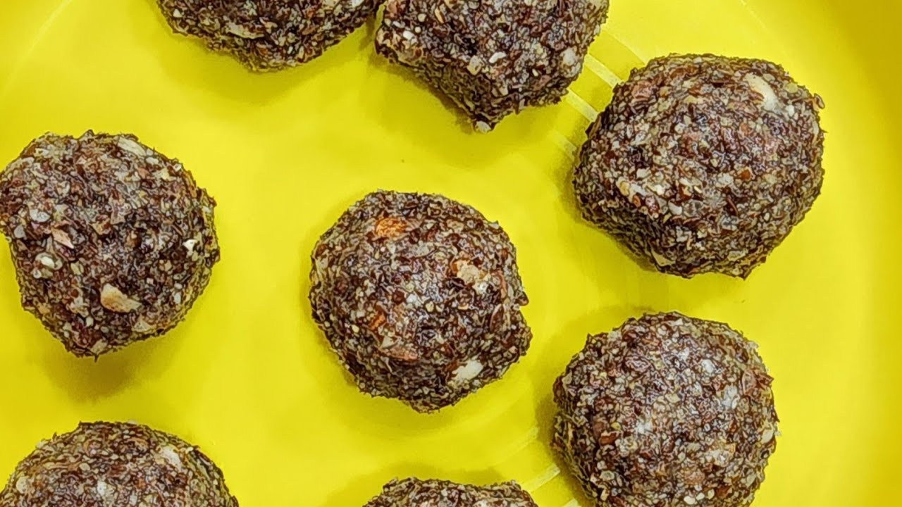 Easy Flax seed Laddu Protein Laddu Healthy laddu for kids Easy