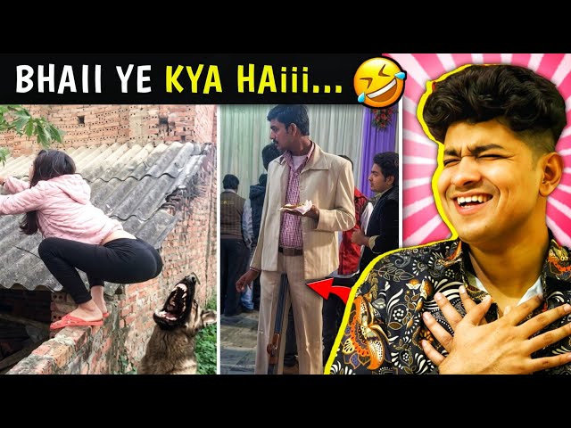 ​ये क्या देख लिया! 🤣 FUNNIEST PEOPLE FAILS CAUGHT ON CAM