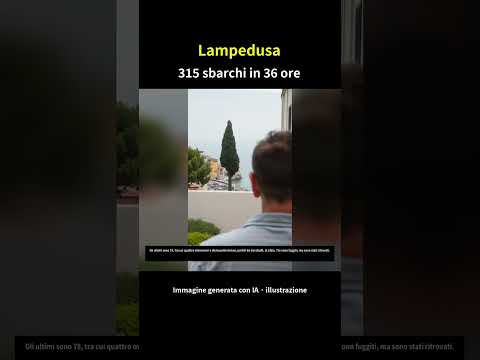 Video Lampedusa: 315 migranti in 36 ore, hotspot a 448 ospiti