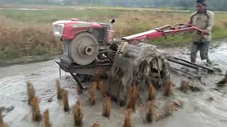 MODIFIKASI Gelebeg traktor sawah quick G1000 mesin kubota