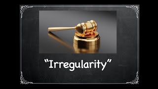 What does Irregularity mean in Rules of Civil Procedure in Ontario Legalese Translator Ep. 11