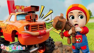 five little excavators big truck songs nursery rhymes 60