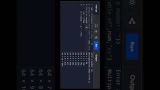 Program of multiplication table of a number in python #pythonprogramming #maths #programming #coding