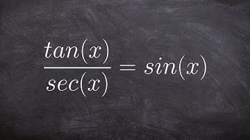 How to verify a simple trigonometric identity
