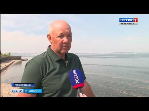 Уровень воды в Куйбышевском водохранилище