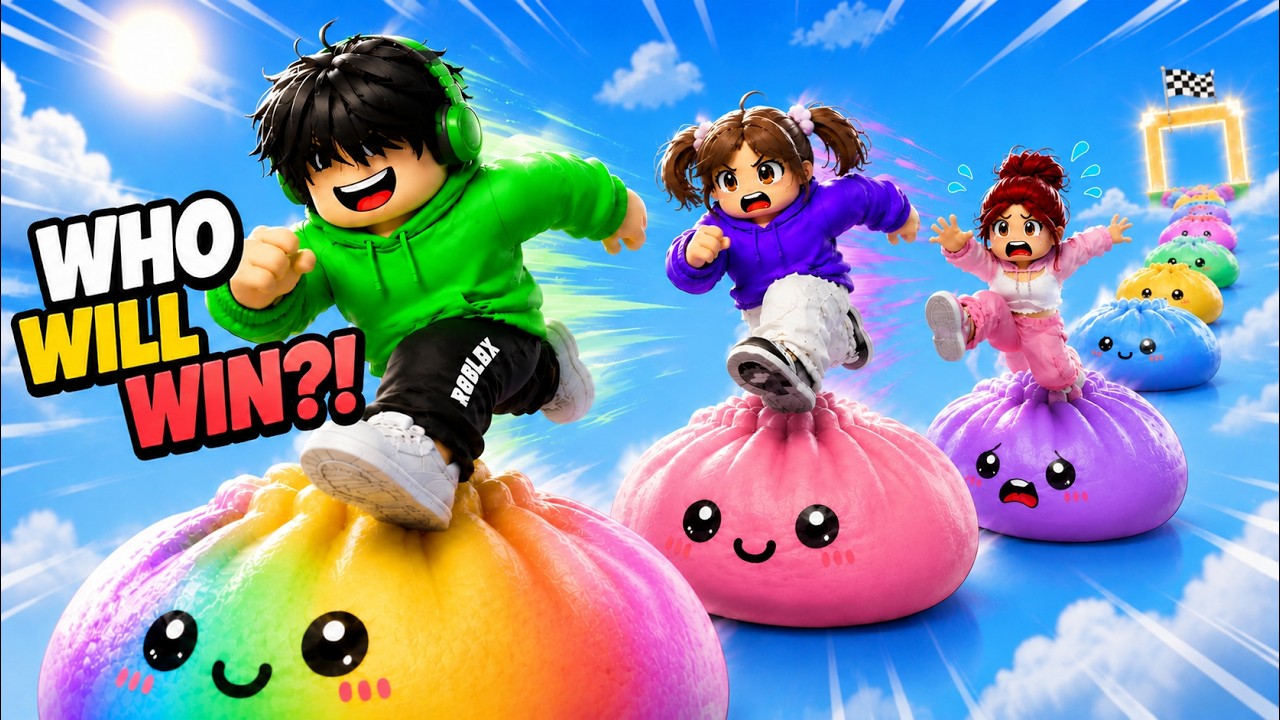 Only ONE Player Can Win This Squishy Race! 😱 Esoni | Lily | Maymay | Roblox | Brookhaven| ASMR TOWER