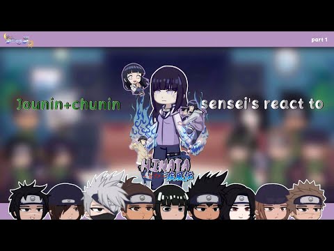 Jounin Chunin Sensei S React To Hyuga Hinata Naruto React Cannon Ship Part 1 2