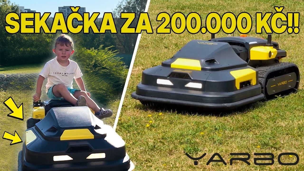 MiniTank, který ti poseká a udělá diskotéku - to je YARBO