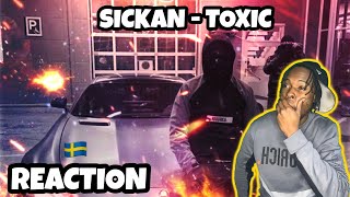 AMERICAN REACTS TO SWEDISH DRILL RAP! SICKAN - TOXIC (W/ ENGLISH LYRICS)