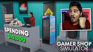 I UPGRADED My SHOP For 10,000$! - Gamer Shop Simulator #2